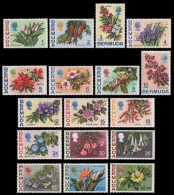 Bermuda 1970 - Mi-Nr. 244-260 ** - MNH - Blumen / Flowers - Bermuda