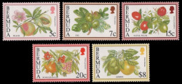 Bermuda 1994 - Mi-Nr. 650-654 I ** - MNH - Früchte / Fruits - Bermuda