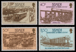 Bermuda 1987 - Mi-Nr. 499-502 ** - MNH - Eisenbahn / Trains - Bermuda