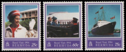 Bermuda 1994 - Mi-Nr. 647-649 ** - MNH - Besuch Der Queen - Bermuda