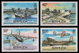 Bermuda 1987 - Mi-Nr. 513-516 ** - MNH - Flugzeuge / Airplanes - Bermuda