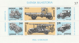 Sweden - 1980 Swedish Automobile History,S/S.MNH** - Blocchi & Foglietti