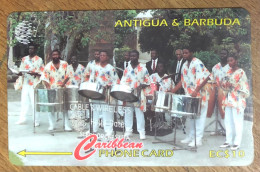 ANTIGUA & BARBUDA ORCHESTRA EC$ 10 CARIBBEAN CABLE & WIRELESS SCHEDA PREPAID TELECARTE TELEFONKARTE PHONECARD - Antigua U. Barbuda