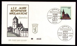 BERLIN 1989 - Michel Nr. 855 FDC - 450 Jahre Reformation In Brandenburg - 1981-1990