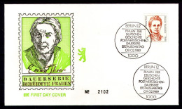 BERLIN 1989 - Michel Nr. 833 FDC - Frauen Der Deutsche Geschichte - 1981-1990