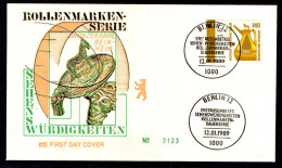 BERLIN 1989 - Michel Nr. 832 FDC - Sehenswürdigkeiten - 1981-1990