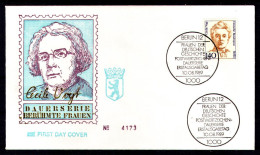 BERLIN 1989 - Michel Nr. 848/849 FDC - Frauen Der Deutsche Geschichte - 1981-1990