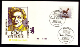 BERLIN 1988 - Michel Nr. 805 FDC - Renée Sintenis - Kunst, Art, Sculpture - 1981-1990