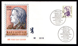 BERLIN 1988 - Michel Nr. 824/828 FDC - Frauen Der Deutschen Geschichte - 1981-1990