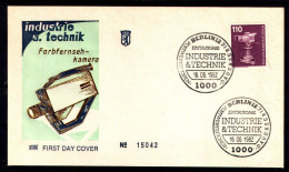 BERLIN 1982 - Michel Nr. 668 FDC - Industrie Und Technik - 1981-1990