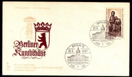 BERLIN 1967 - Michel Nr. 308 - FDC - Berliner Kunstschätze - 1948-1970