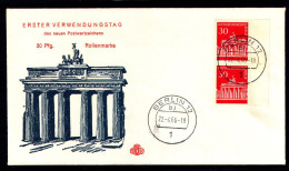 BERLIN 1966 - Michel Nr. 288 - FDC - Brandenburger Tor - 1948-1970