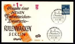 BERLIN 1966 - Michel Nr. 290 - FDC - Brandenburger Tor - 1948-1970