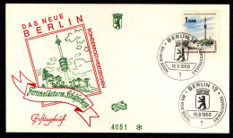 BERLIN 1965 - Michel Nr. 264 - FDC - Das Neue Berlin - Fernmeldeturm - 1948-1970