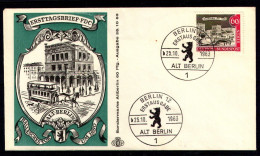 BERLIN 1962 - Michel Nr. 225 - FDC - Alt Berlin - Hallisches Tor - 1948-1970