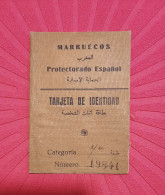 Passport Marruecos Español 1930, Pasaporte, Passeport, Reisepass - Historische Documenten