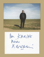 Xavier Beauvois - Réalisateur Français - Carte Dédicacée + Photo - 90s - Schauspieler Und Komiker