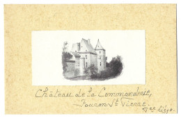 Belgique     Fouron   Saint Pierre - Chateau   De La Commanderie - Verso Scretariat Du Peuple Section Feminine Charleroy - Fourons - Vören