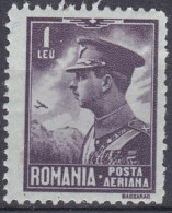 Roumanie 1930 Poste Aérienne N° 397 MH * - Roi Carol II (J2) - Unused Stamps