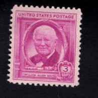 205954500 1948 SCOTT 960  (XX) POSTFRIS MINT NEVER HINGED - William Allen White - Unused Stamps