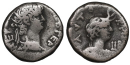 EGYPT, Alexandria. Nero. 54-68 AD. Billon Tetradrachm - La Dinastía Julio-Claudia (-27 / 69)