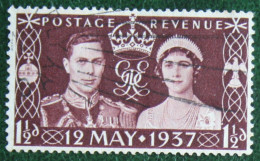 Coronation Of George VI (Mi 197 Yv 223) 1937 Used Gebruikt Oblitere ENGLAND GRANDE-BRETAGNE GB GREAT BRITAIN - Oblitérés