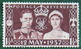 Coronation Of George VI (Mi 197 Yv 223) 1937 Used Gebruikt Oblitere ENGLAND GRANDE-BRETAGNE GB GREAT BRITAIN - Used Stamps
