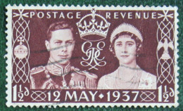 Coronation Of George VI (Mi 197 Yv 223) 1937 Used Gebruikt Oblitere ENGLAND GRANDE-BRETAGNE GB GREAT BRITAIN - Usati