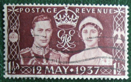 Coronation Of George VI (Mi 197 Yv 223) 1937 Used Gebruikt Oblitere ENGLAND GRANDE-BRETAGNE GB GREAT BRITAIN - Gebraucht