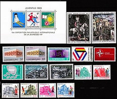 Luxembourg ,Luxemburg 1969 ,KOMPLETT,  Mi 785-803   Year , NEUF**. POSTFRISCH - Annate Complete