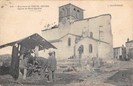 CPA 63 ENV.DE CHATEL GUYON / EGLISE DE SAINT BONNET - Otros & Sin Clasificación