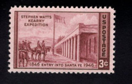 205956694 1946 SCOTT 944 (XX) POSTFRIS MINT NEVER HINGED - Kearny Expedition HORSES - FLAG - Nuovi