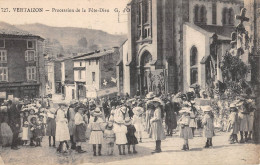 CPA 63 VERTAIZON / PROCESSION DE LA FETE DIEU / Cliché Rare - Autres & Non Classés