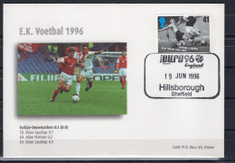 FDC EURO 96  European Championship Turkey - Denmark 1996 Hillsborough Sheffield - Championnat D'Europe (UEFA)