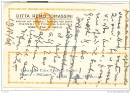 TOMASSINI., PORTO SAN GIORGIO, , FERMO, CARTOLINA COMMERCIALE VIAGGIATA IN BUSTA,  1968,  PER RUSSI RAVENNA, - Fermo