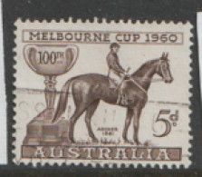 Australia   1960  SG 336   Melbourne   Cup  Fine Used - Usati