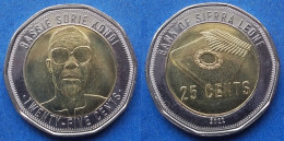 SIERRA LEONE - 25 Cents 2022 "Bassie Sorie Kondi" KM# 506 Monetary Reform (2022) - Edelweiss Coins - Sierra Leone