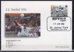 FDC EURO 96  European Championship France - Bulgaria 1996 St James' Park Newcastle - Championnat D'Europe (UEFA)