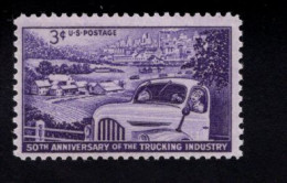 205957184  1953 SCOTT 1025 (XX) POSTFRIS MINT NEVER HINGED  - TRUCKING INDUSTRY - Unused Stamps