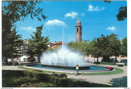 ROVIGO  - PIAZZA  ROMA - COLORI VIAGGIATA 1966 - ANIMATA ,   TIMBRO POSTE ROVIGO TARGHETTA, - Rovigo