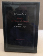 Poésies D'alvao De Campos / Poesias De Alvaro De Campos / Edition Originale Française Numerotée - Autres & Non Classés