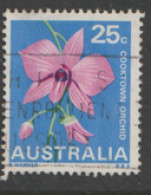 Australia   1968  SG 424  25c Cooktown Orchid  Fine Used - Gebruikt