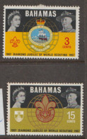 Bahamas   1967  SG   410-1  Scout  Jubilee  Lightly Mounted Mint - 1963-1973 Autonomía Interna