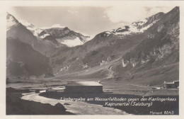 D8890) KAPRUN - Limbergalpe Am Wasserfallboden Gegen Den Karlingerkees - Kaprunertal Salzburg FOTO AK Alt - Kaprun