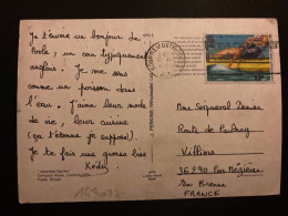 CP Pour La FRANCE TP COMMONWEALTH GAMES EDINBURGH 1986 22p OBL.MEC.15 JLY 1986 BOURNEMOUTH - Lettres & Documents