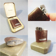 ° BRIQUET A GAZ RONSON ESSEX DANS SA BOITE + Tabac Cigarette - Autres & Non Classés