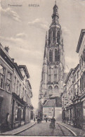 484387Breda, Torenstraat. 1915.(rechtsboven En Onder Kleine Vouwen) - Breda