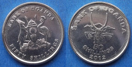 UGANDA - 50 Shillings 2012 KM# 66 Republic (1962) - Edelweiss Coins - Uganda