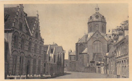 4843357Hoorn, Achterom Met R. K. Kerk.(onderrand Afgeknipt, Zie Bovenrand) - Hoorn