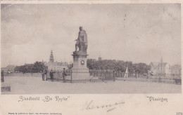 4843453Vlissingen, Standbeeld De Ruyter. (poststempel 1902)(zie Hoeken) - Vlissingen